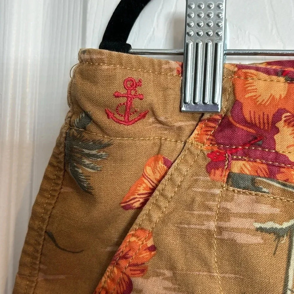 CPO Provisions men’s tan tropical 8” inseam shorts size 36 - Picture 5 of 10